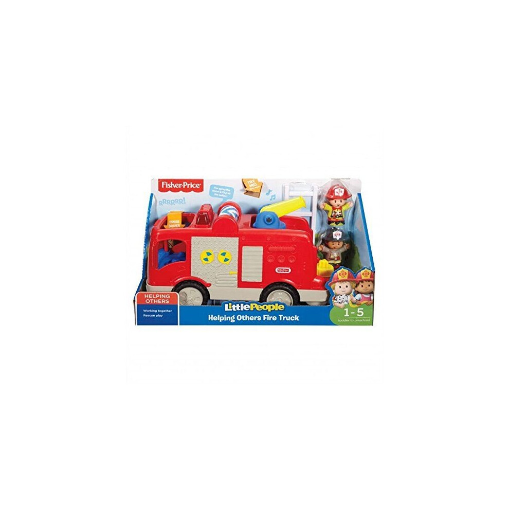 Fisher-Price Little People Helping Others Fire Truck Toy