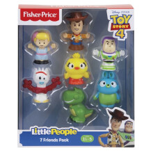 Fisher-Price Little People Disney Toy Story 7 Figuren Set met Woody & Buzz Lightyear voor Peuters 18+ Maanden
