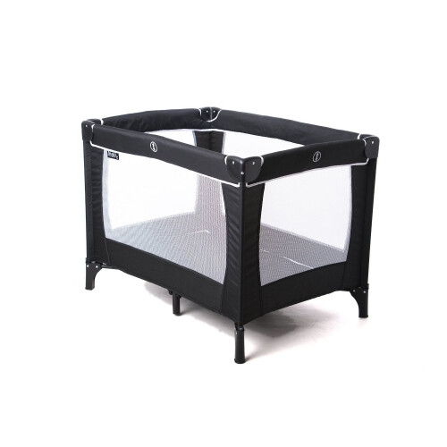Red Kite Redkite Sleeptight Travel Cot Black