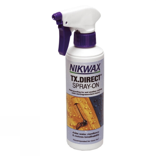 Nikwax TX.Direct Spray-On Waterproofer 500ml (NIK572) - Easy, high-performance spray-on waterproofing for wet-weather gear