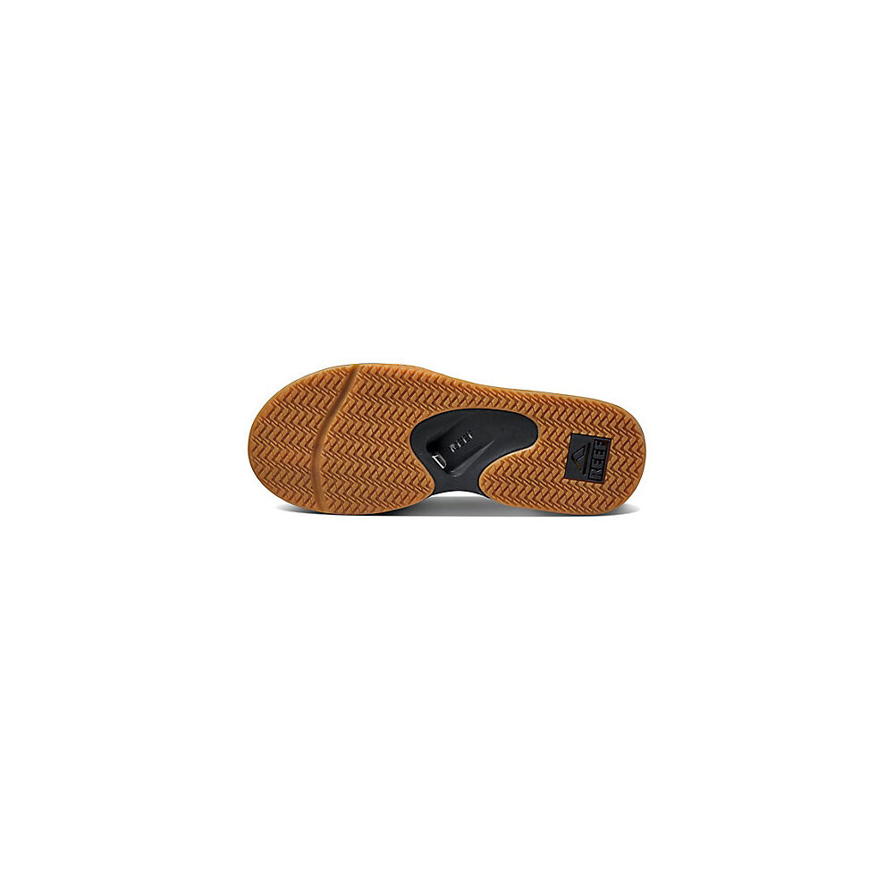 (UK 7) Reef Fanning Flip Flops - Black / Silver
