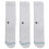 Stance Icon 3 Pack Socks - White-Large 1