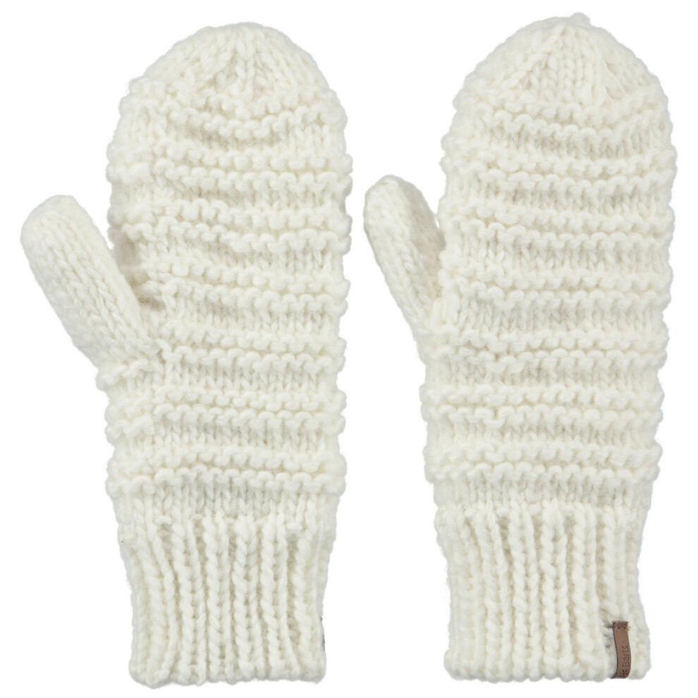 Barts Women's White Jasmin Mitts