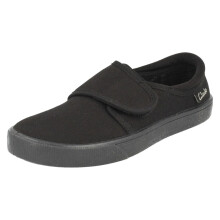 (UK 3.5 Child, Black) Childrens Unisex Clarks P.E School Pumps Hopper Run - F Fit