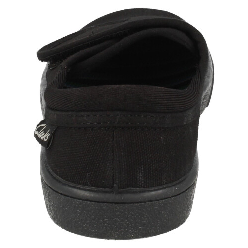 Clarks CLARKS BØRNESKO I SORTE MED VELCRO, 24 J_H 2