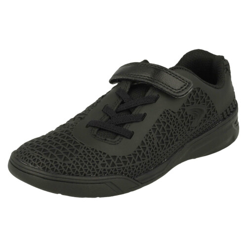 UK 10 Child Black Boys Clarks Sports Trainers Award Blaze F Fit on OnBuy