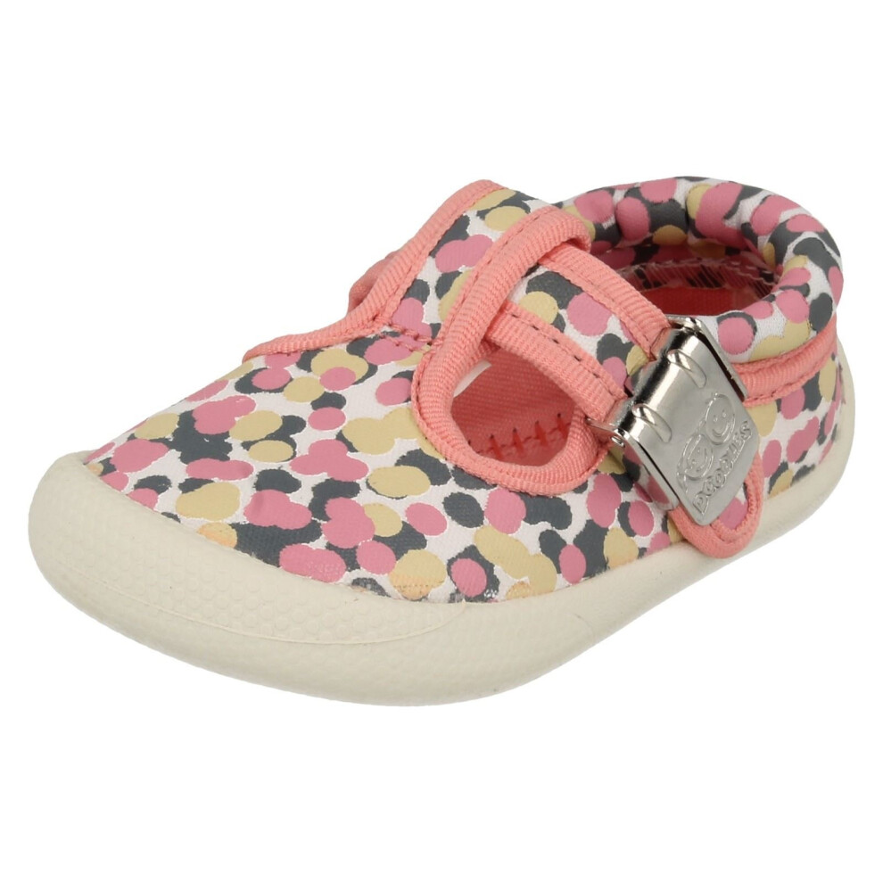 (UK 2 Infant, Pink Multi (Multi)) Infant Girls Clarks Doodles Choc Cake - F Fit