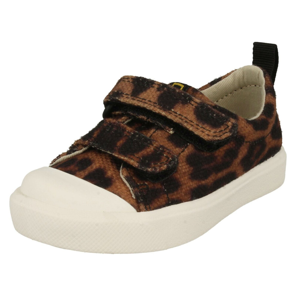 (UK 5 Infant, Brown) Childrens Boys Girls National Geographic Detailed Shoes City Geo T - F Fit