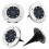 4Pcs 8 LED Solar Powered Ground Lights Outdoor lamp 1