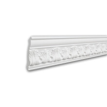 Profhome 150198 Cornice Moulding Decorative Crown Moulding Coving Cornice 2 m