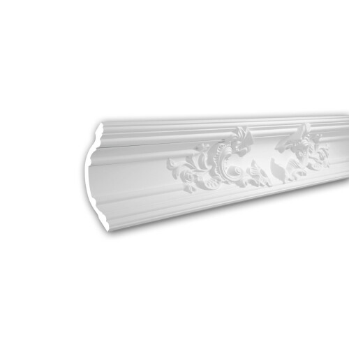 Profhome 150167 Cornice Moulding Decorative Crown Moulding Coving Cornice 2 m