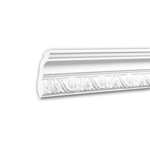 Profhome 150251 Cornice Moulding Decorative Crown Moulding Coving Cornice 2 m