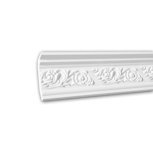 Profhome 150274 Cornice Moulding Decorative Crown Moulding Coving Cornice 2 m
