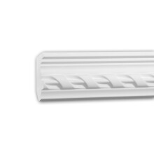 Profhome 150289 Cornice Moulding Decorative Crown Moulding Coving Cornice 2 m