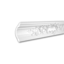Profhome 150252 Cornice Moulding Decorative Crown Moulding Coving Cornice 2 m