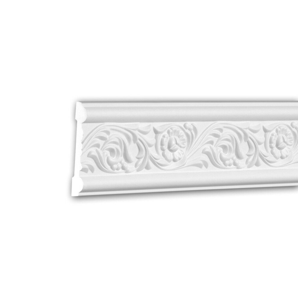 Profhome 151337 Panel Moulding Dado Rail Decorative Moulding Frieze Moulding 2 m