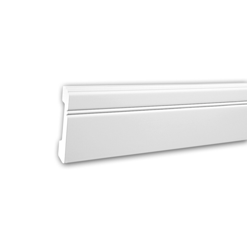 Profhome 153103 Skirting Base Moulding Baseboard Decorative Moulding 2 m-image-OPC-PXT6GP-NEW
