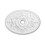 Profhome 156041 Ceiling Rose Medallion Rosette Ceiling Decoration 78.5 x 54.4 cm 1