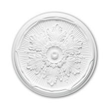 Profhome 156022 Ceiling Rose Medallion Rosette Ceiling Decoration Ø 52.5 cm