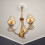 Profhome 156011 Ceiling Rose Medallion Rosette Ceiling Decoration Ø 19.8 cm 2