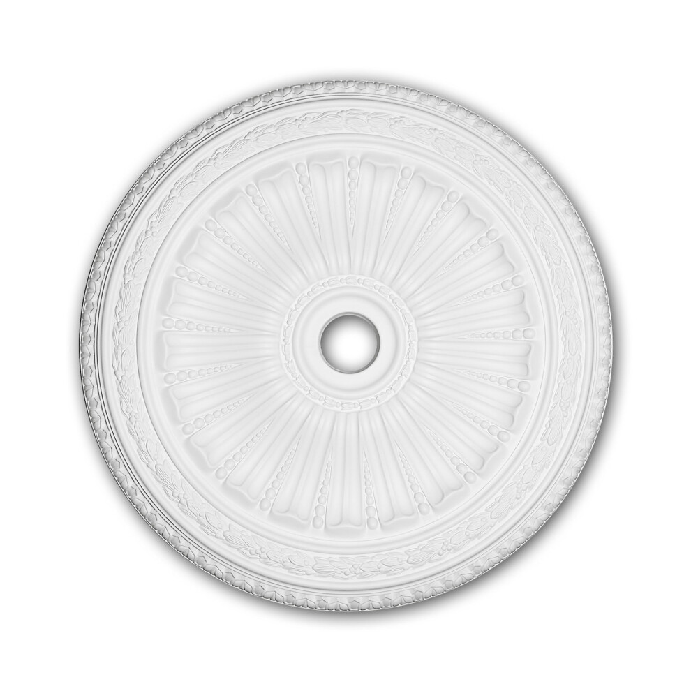 Profhome 156036 Ceiling Rose Medallion Rosette Ceiling Decoration Ã 88.7 Cm 4250691775176