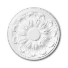 Profhome 156010 Ceiling Rose Medallion Rosette Ceiling Decoration Ø 19.3 cm