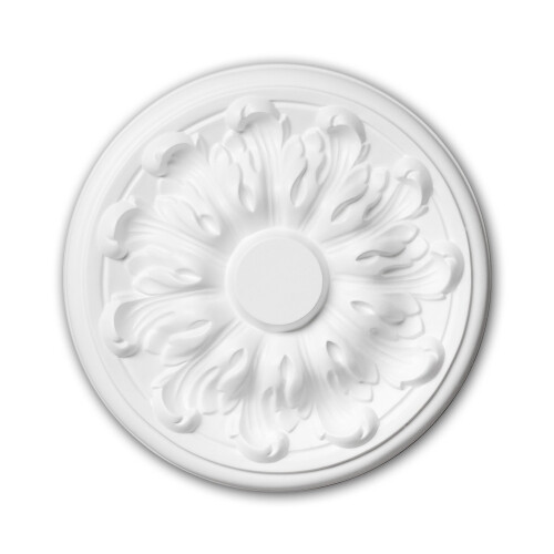 Profhome 156010 Ceiling Rose Medallion Rosette Ceiling Decoration Ø 19.3 cm