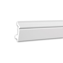 Profhome 153107 Skirting Base Moulding Baseboard Decorative Moulding 2 m
