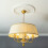 Profhome 156024 Ceiling Rose Medallion Rosette Ceiling Decoration Ø 49.6 cm 2
