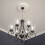 Profhome 156010 Ceiling Rose Medallion Rosette Ceiling Decoration Ø 19.3 cm 2