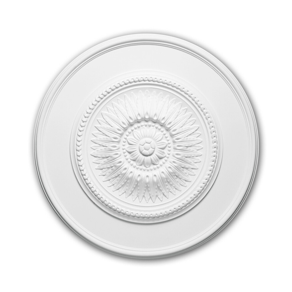 Profhome 156023 Ceiling Rose Medallion Rosette Ceiling Decoration Ã 59 Cm 4250691775046