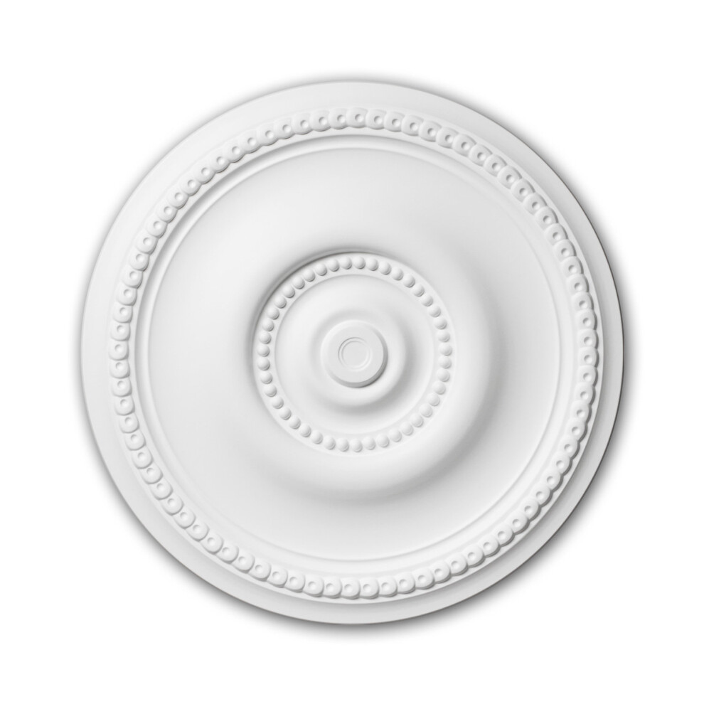 Profhome 156002 Ceiling Rose Medallion Rosette Ceiling Decoration Ã 52 Cm 4250691774834