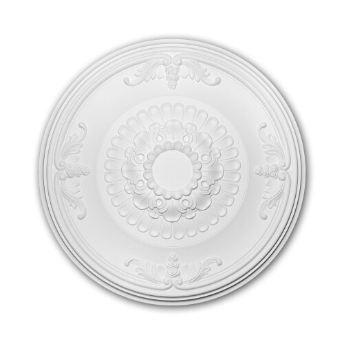 Profhome 156045 Ceiling Rose Medallion Rosette Ceiling Decoration Ø 66.3 cm