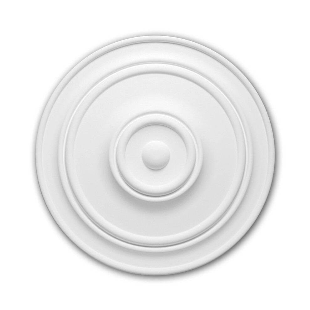 Profhome 156015 Ceiling Rose Medallion Rosette Ceiling Decoration Ã 55.5 Cm 4250691774964