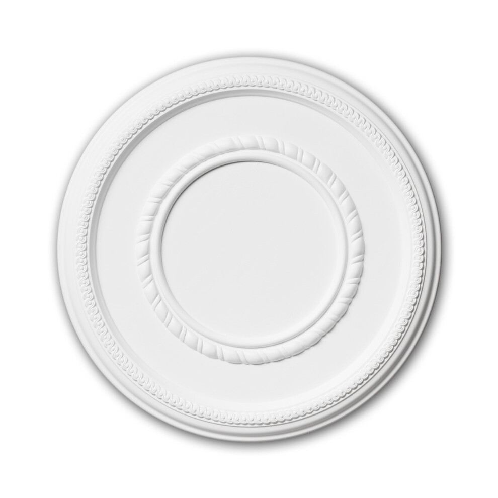 Profhome 156004 Ceiling Rose Medallion Rosette Ceiling Decoration Ã 43.5 Cm 4250691774858