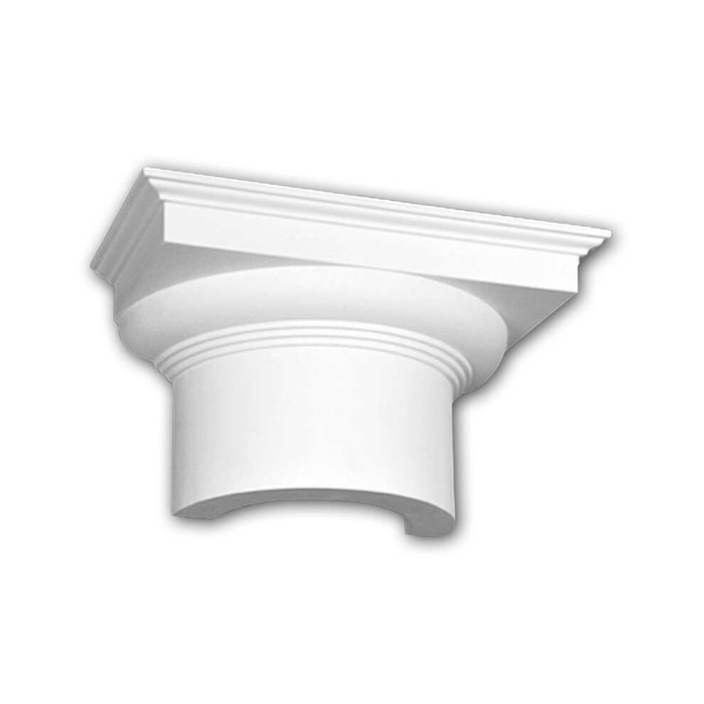 Profhome 115005 Half Column Capital Column Decorative Element 4250691775886