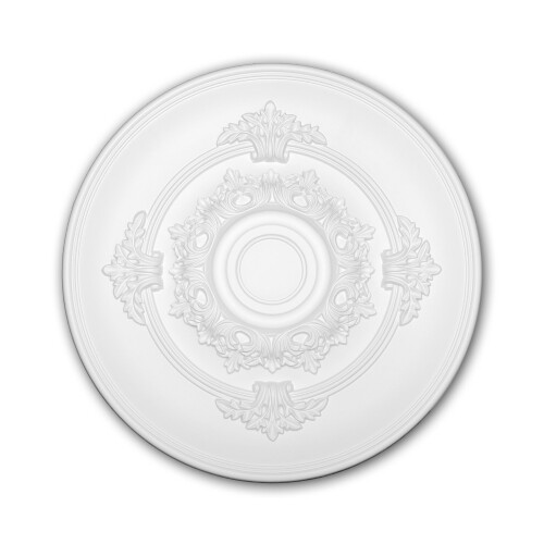 Profhome 156049 Ceiling Rose Medallion Rosette Ceiling Decoration Ø 34.6 cm