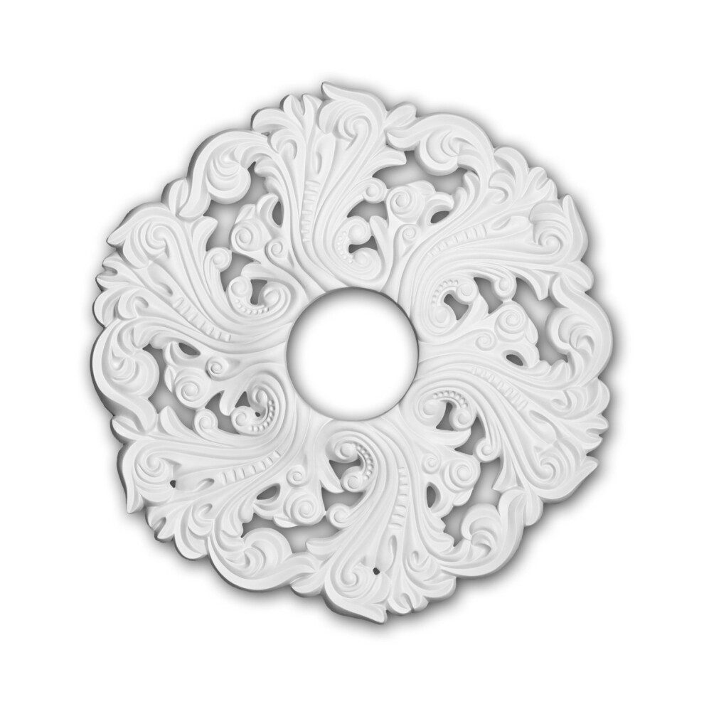 Profhome 156003 Ceiling Rose Medallion Rosette Ceiling Decoration Ø 52 cm
