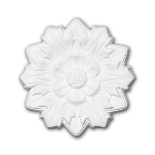 Profhome 156011 Ceiling Rose Medallion Rosette Ceiling Decoration Ø 19.8 cm