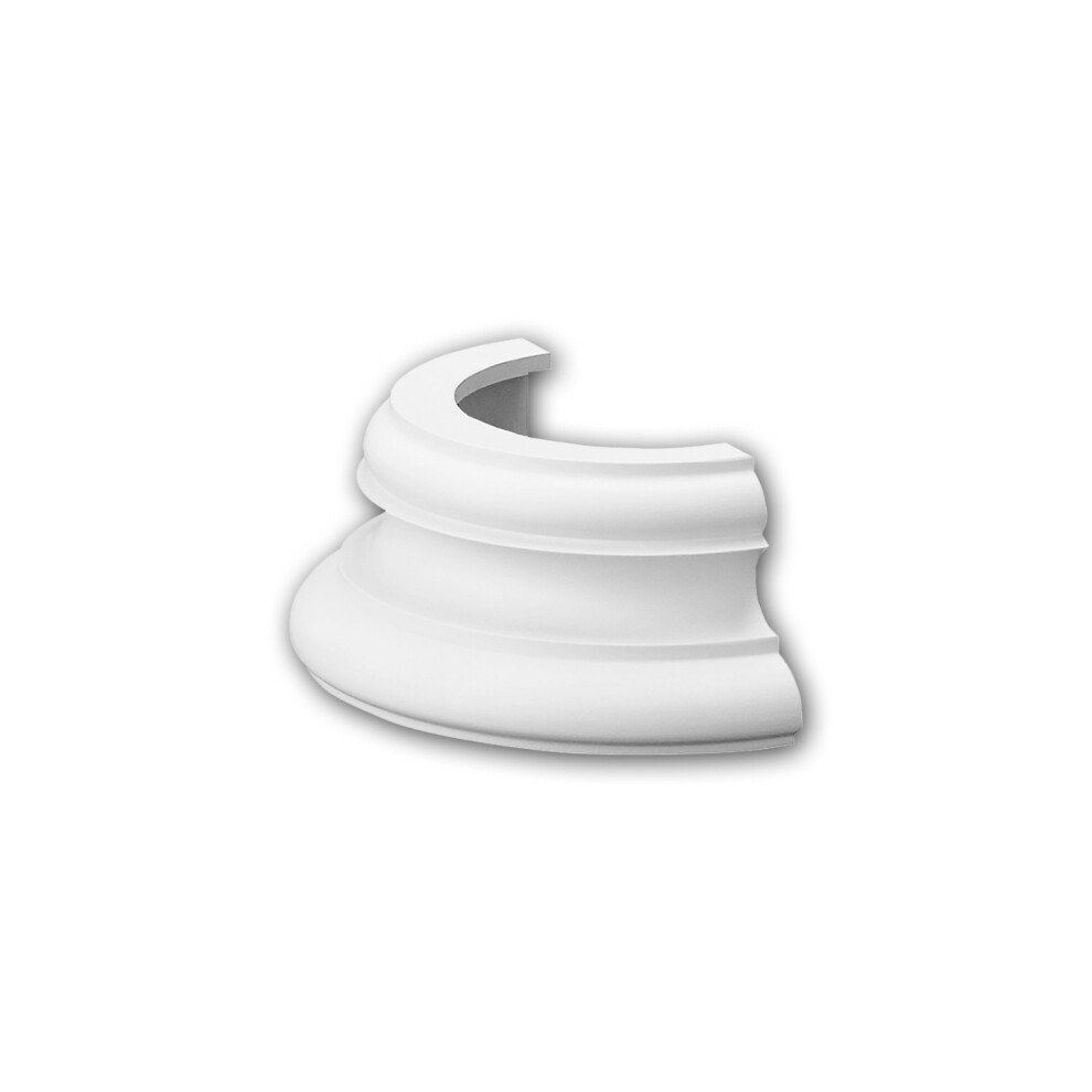 Profhome 117200 Half Column Base Column Decorative Element 4250691776050