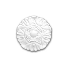 Profhome 160017 Decorative Element Ceiling Rose Ø 9 cm