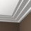 Profhome 150145 Cornice Moulding Decorative Crown Moulding Coving Cornice 2 m 2