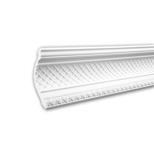 Profhome 150138 Cornice Moulding Decorative Crown Moulding Coving Cornice 2 m