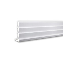 Profhome 150145 Cornice Moulding Decorative Crown Moulding Coving Cornice 2 m