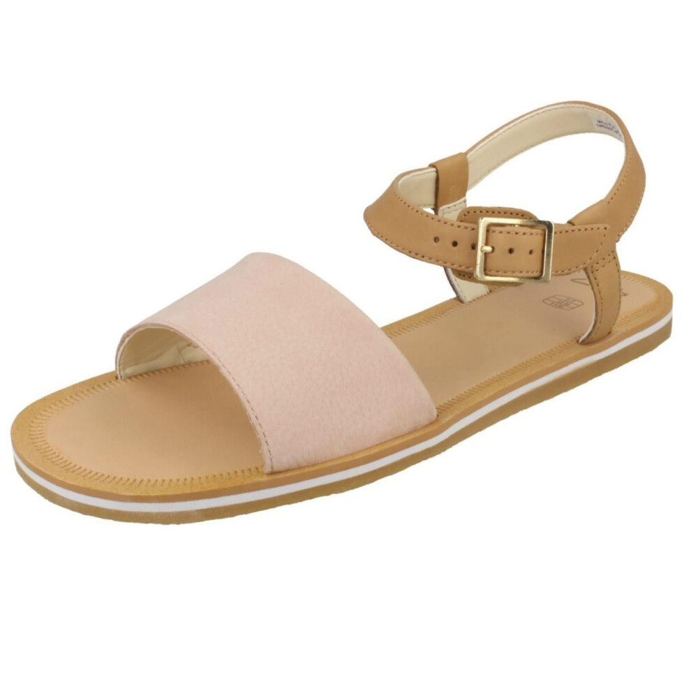 (UK 4.5 Child, Pink) Girls Clarks Stylish Summer Sandals Skylark Pure Y - F Fit