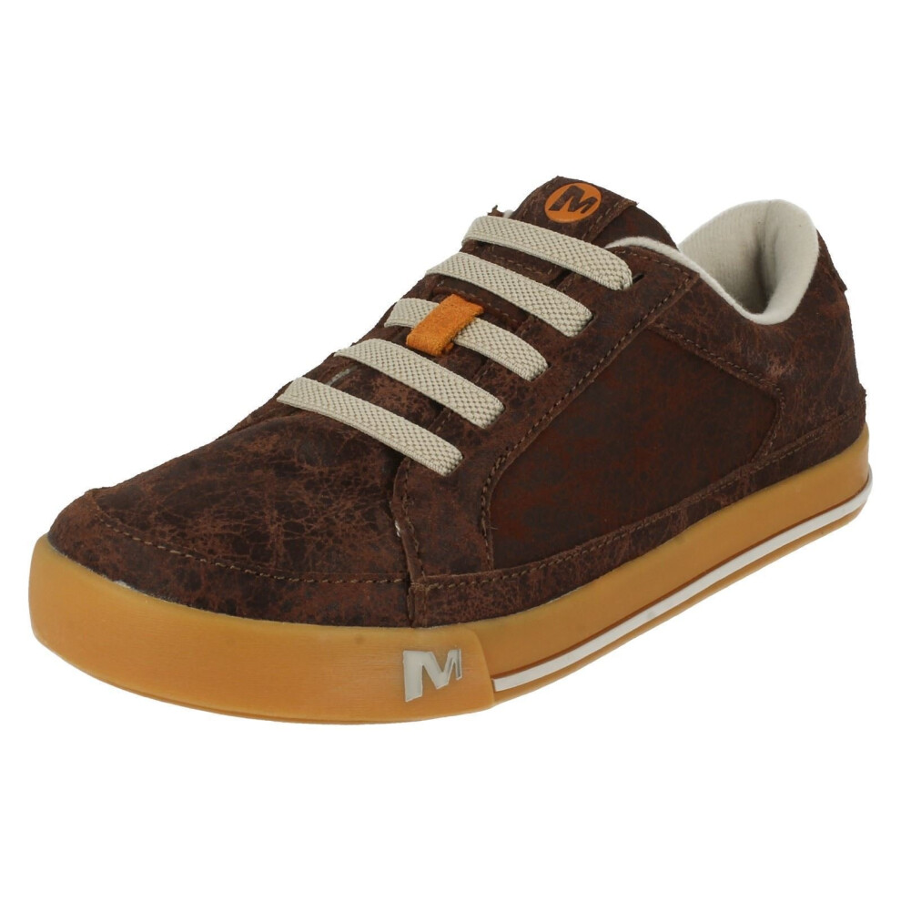 (UK 9 Child, Brown) Boys Merrell Casual Shoes Sky Jumper Brash