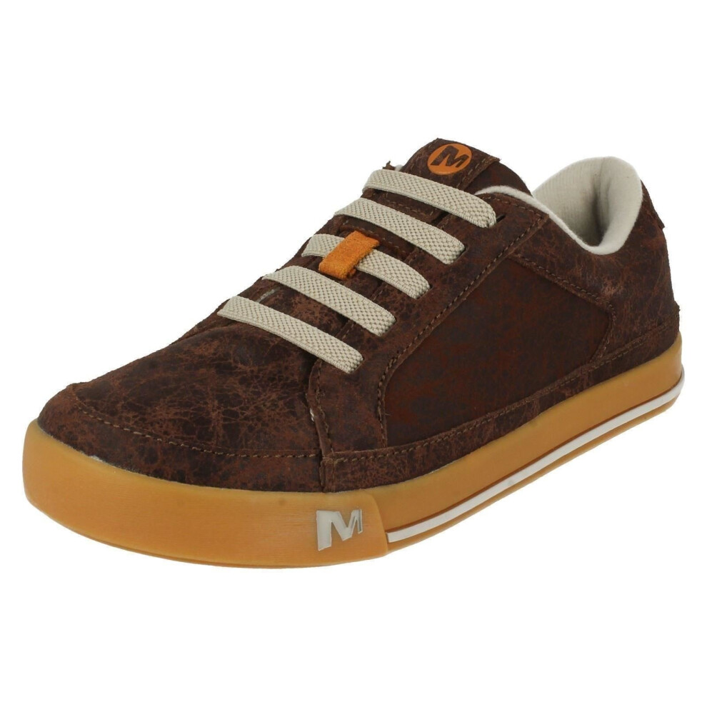 (UK 11 Child, Brown) Boys Merrell Casual Shoes Sky Jumper Brash