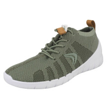 (UK 13 Child, Khaki (Green)) Childrens Boys Girls Clarks Casual Trainers Sprint Aero - G Fit