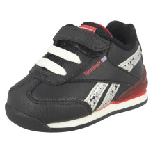 Girls Reebok Trainers Illumilace II - Black/Red/Silver/Grey Synthetic - UK Size 1.5 - EU Size 17 - US Size 2