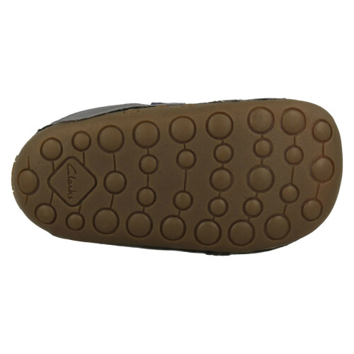 Clarks (UK 2 Infant, Grey) Boys Clarks First Shoes Tiny Sid - G Fit 2